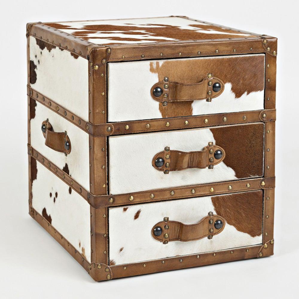 Jofran Global Archive Hair-on-Hide Accent Chest