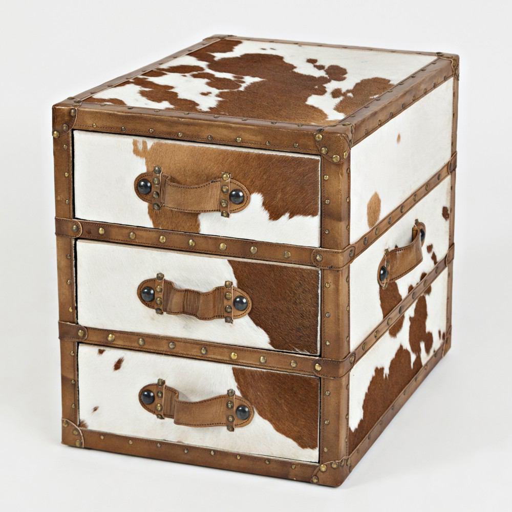 Jofran Global Archive Hair-on-Hide Accent Chest