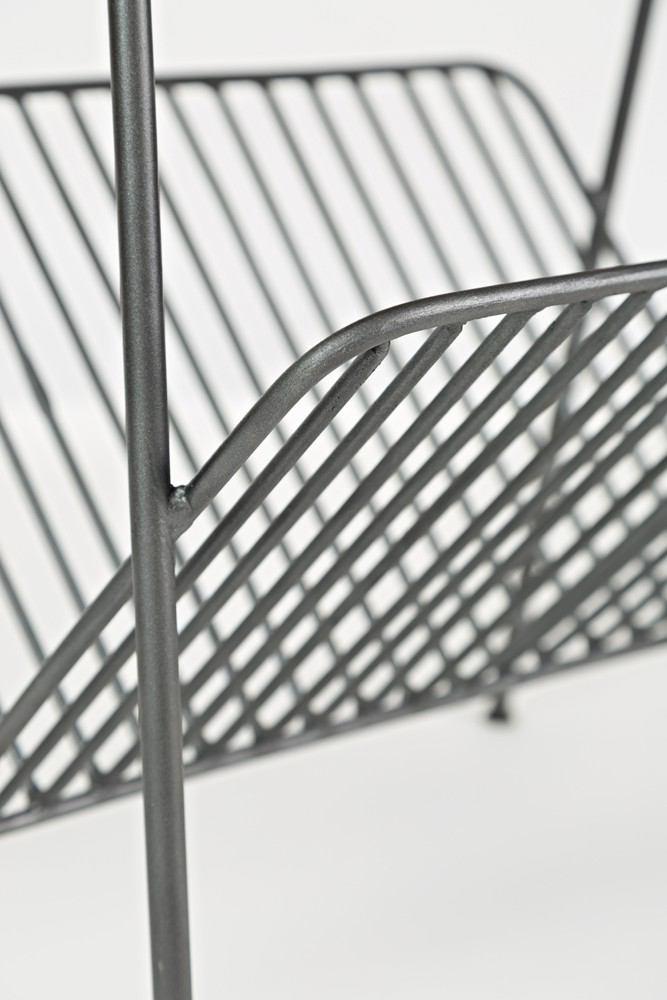 Jofran Global Archive Magazine Rack Chairside Table