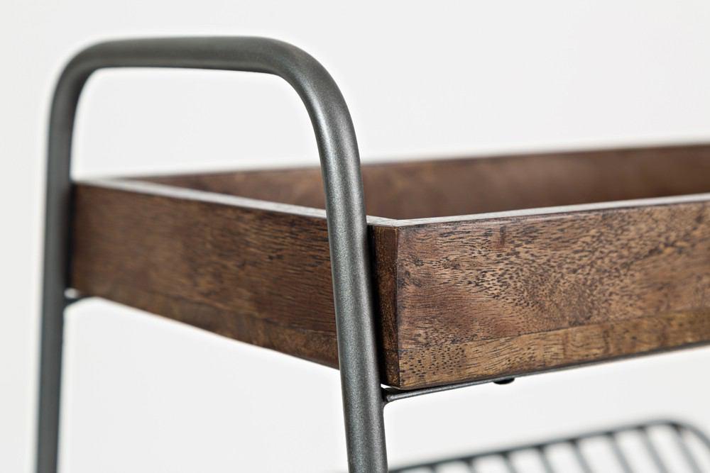 Jofran Global Archive Magazine Rack Chairside Table