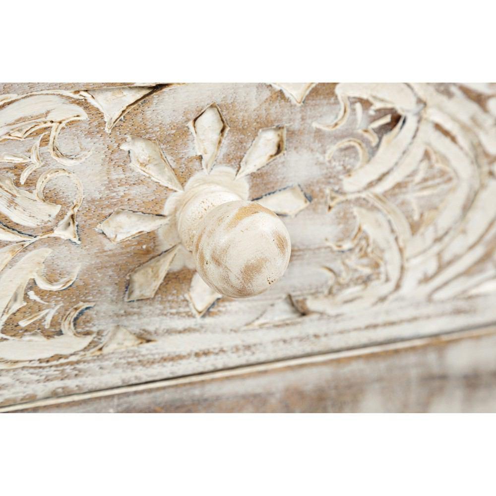 Jofran Global Archive Hand Carved Accent Table - 130-50