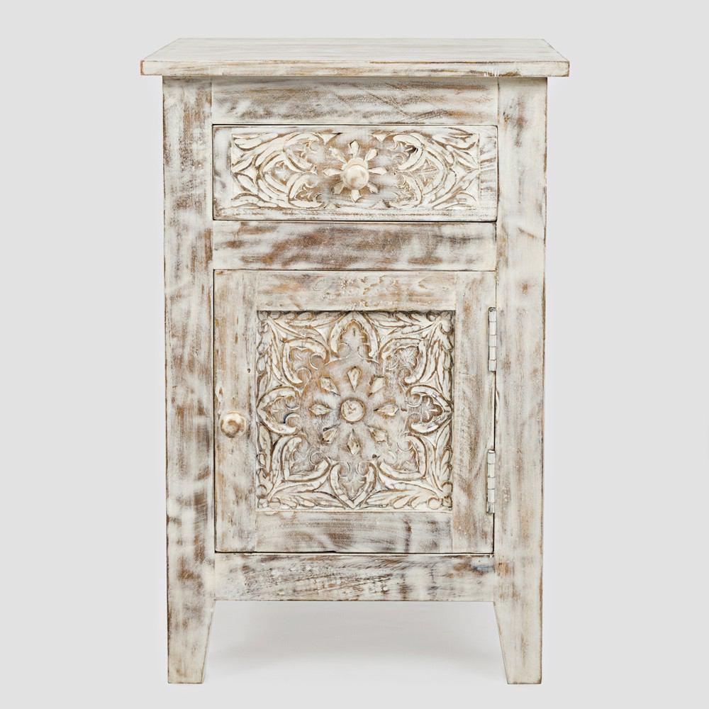 Jofran Global Archive Hand Carved Accent Table - 130-50