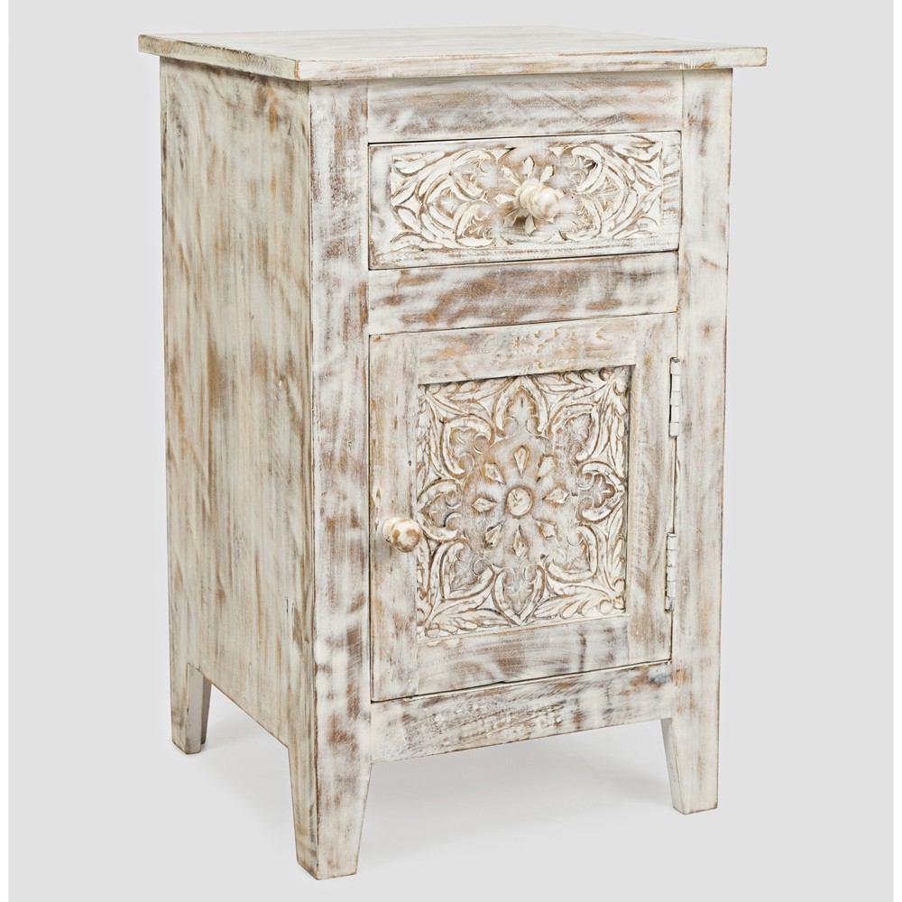 Jofran Global Archive Hand Carved Accent Table - 130-50