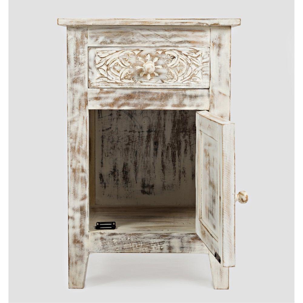 Jofran Global Archive Hand Carved Accent Table - 130-50