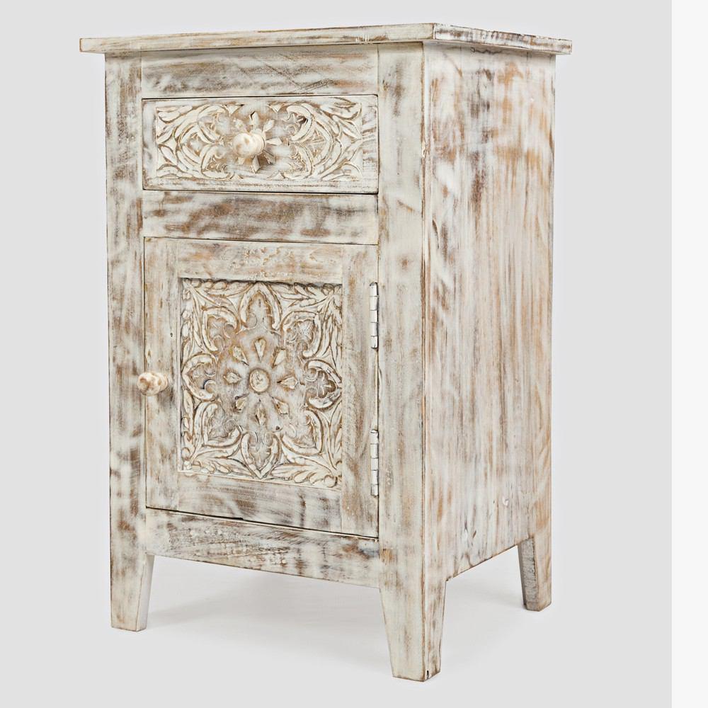 Jofran Global Archive Hand Carved Accent Table - 130-50
