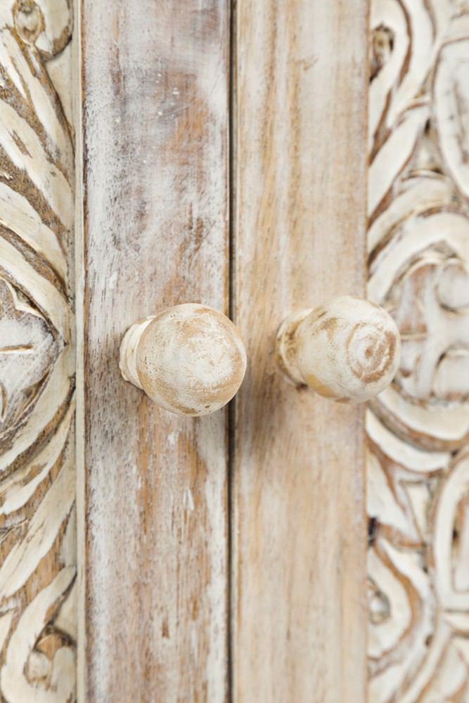 Jofran Global Archive Hand Carved Accent Chest