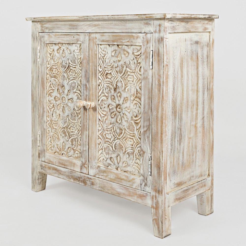 Jofran Global Archive Hand Carved Accent Chest