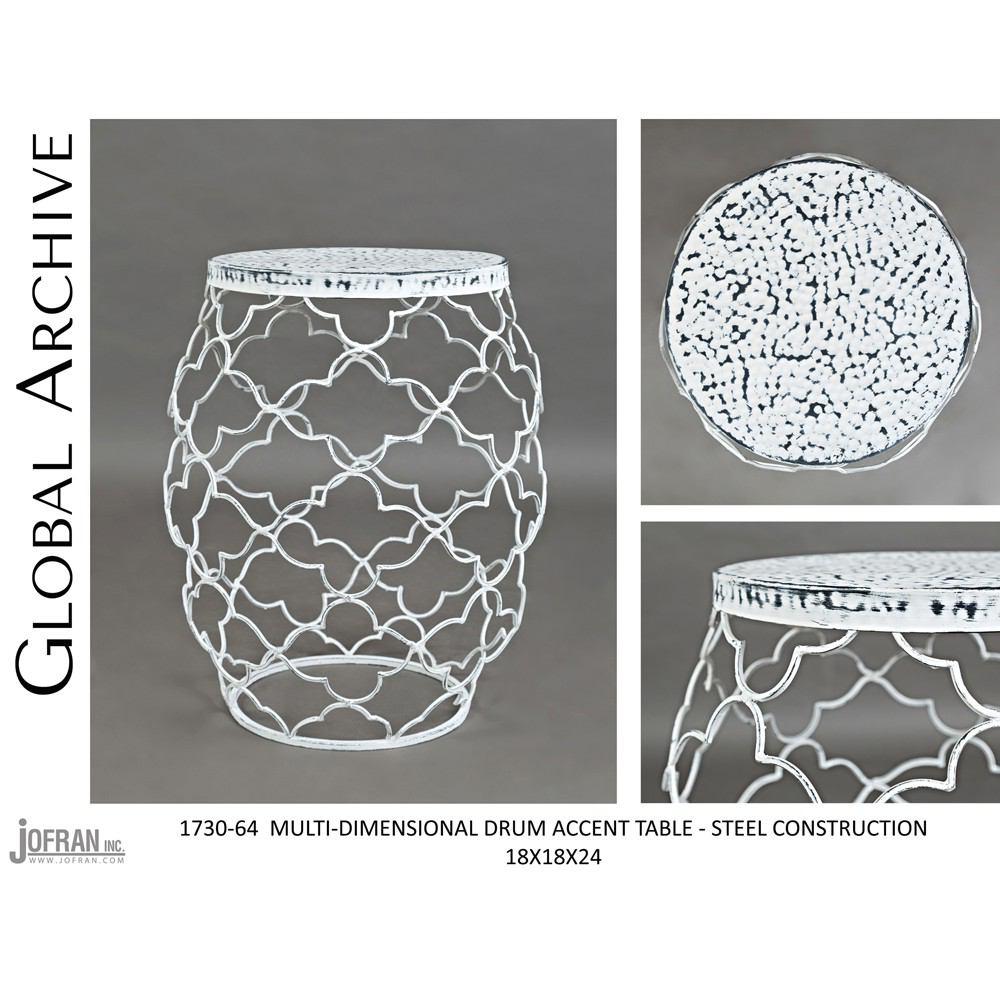 Jofran Global Archive Multi-Dimensional Accent Table