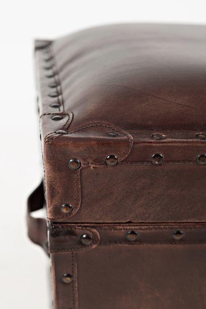 Jofran Global Archive Leather Storage Chest