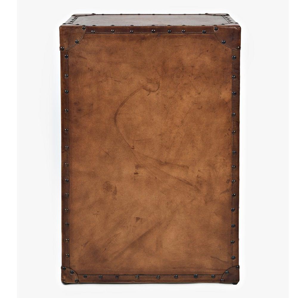 Jofran Global Archive Leather Accent Table