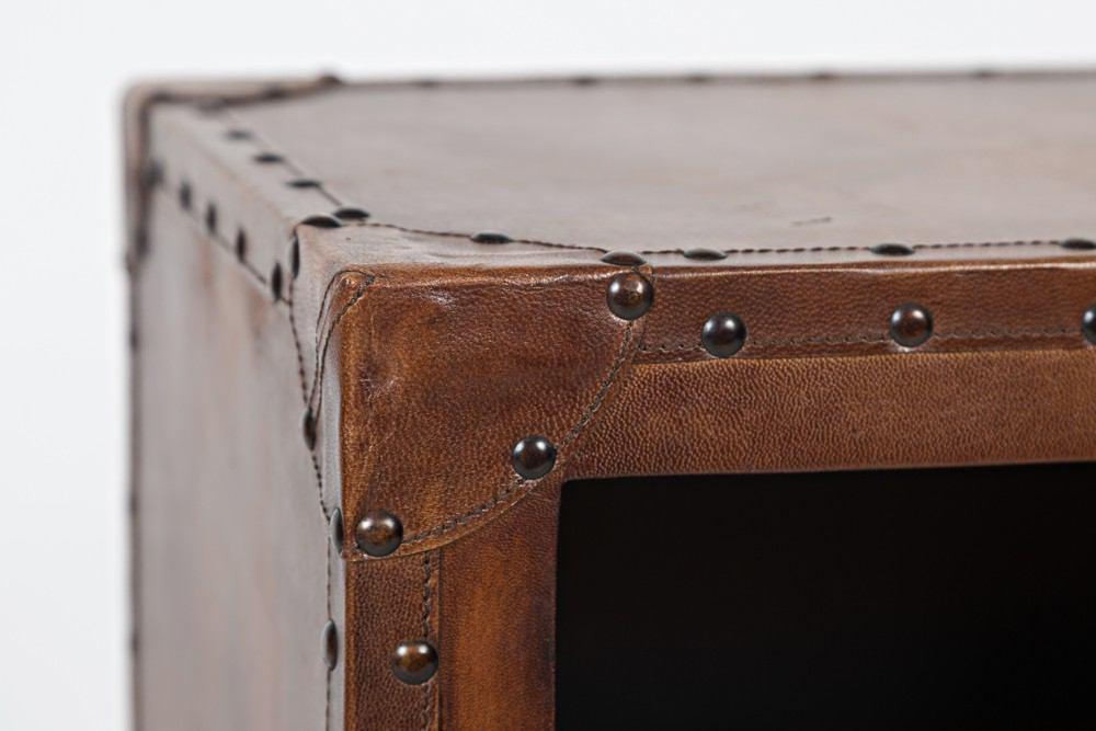Jofran Global Archive Leather Accent Table