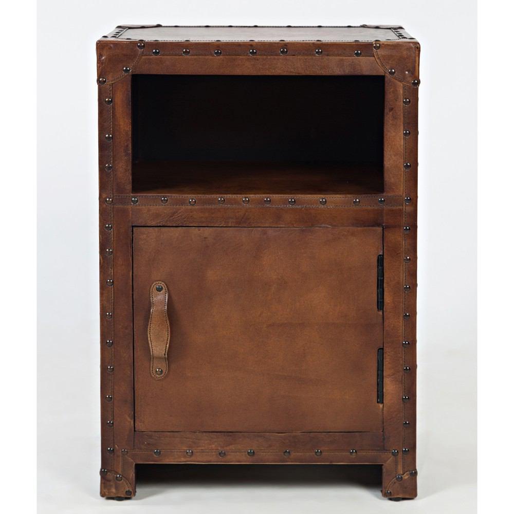 Jofran Global Archive Leather Accent Table