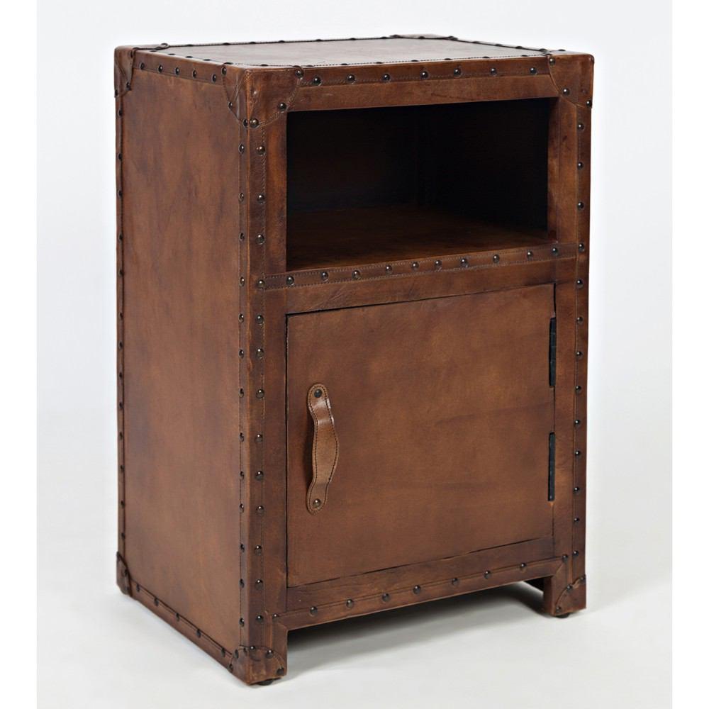 Jofran Global Archive Leather Accent Table