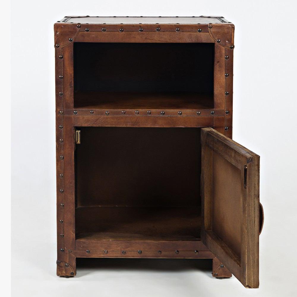 Jofran Global Archive Leather Accent Table