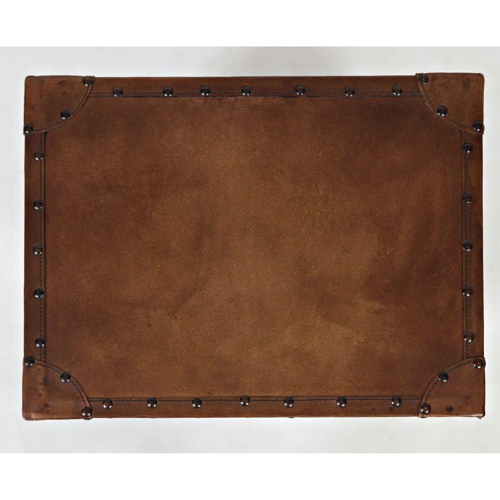 Jofran Global Archive Leather Accent Table