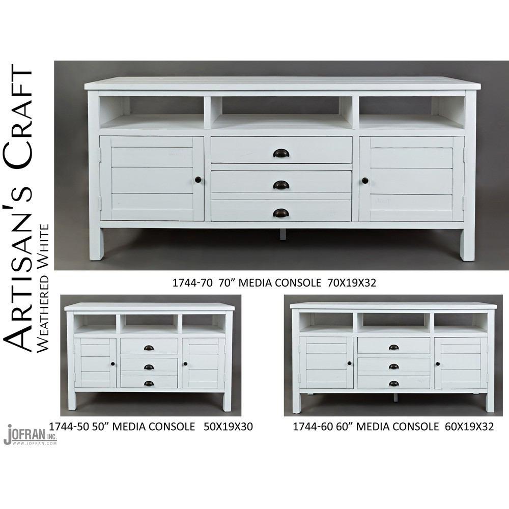 Jofran Artisan's Craft 50" Media Console