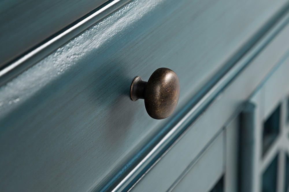Jofran Craftsman Antique Blue Accent Chest