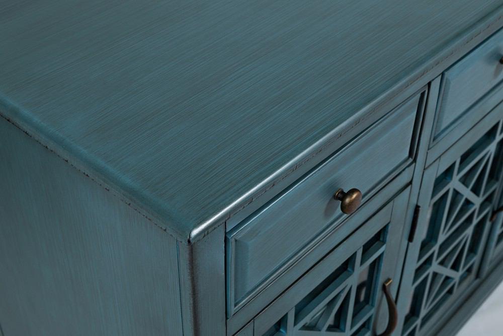 Jofran Craftsman Antique Blue 60" Media Unit