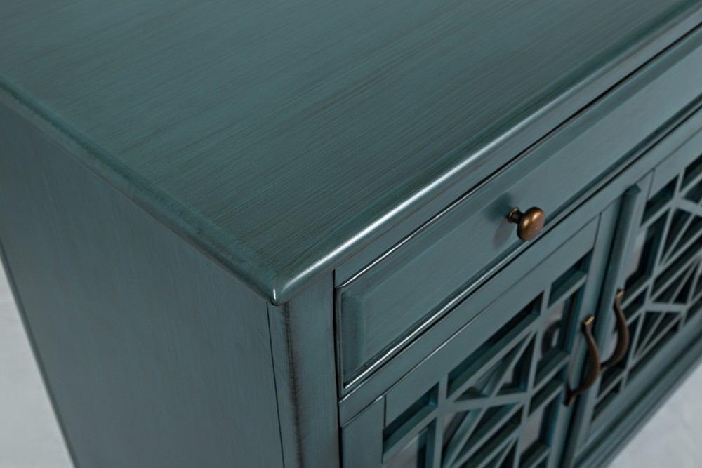 Jofran Craftsman Antique Blue 70" Media Unit