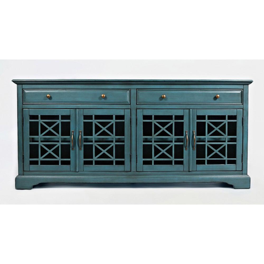 Jofran Craftsman Antique Blue 70" Media Unit