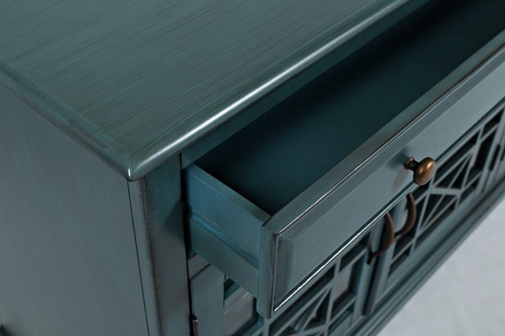 Jofran Craftsman Antique Blue 70" Media Unit