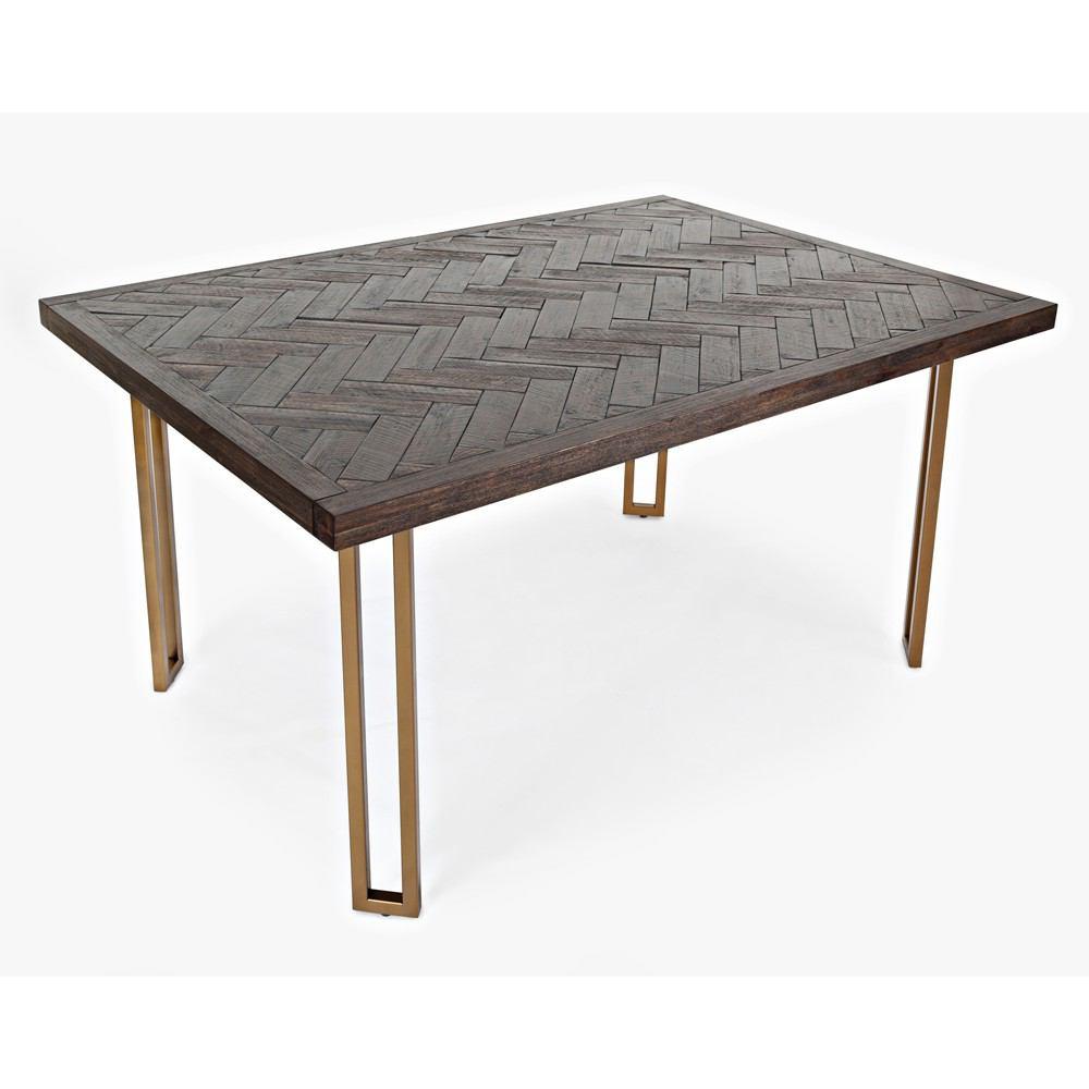 Jofran Gramercy Dark Chevron Dining Table