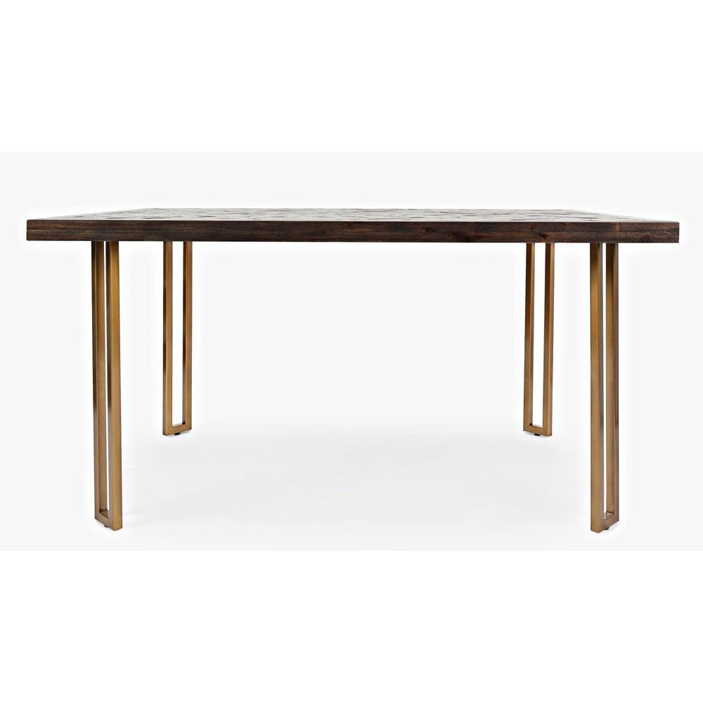 Jofran Gramercy Dark Chevron Dining Table