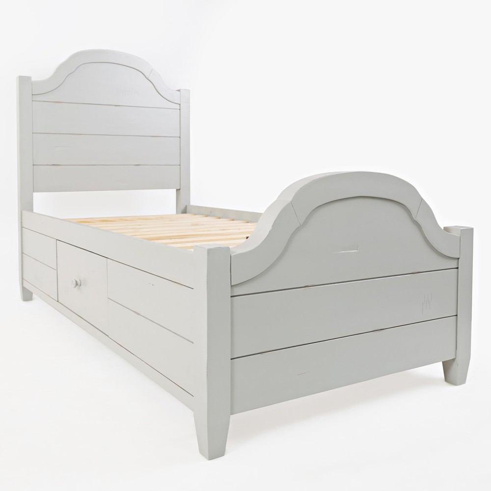 Jofran Chesapeake Dove Twin Storage Bed
