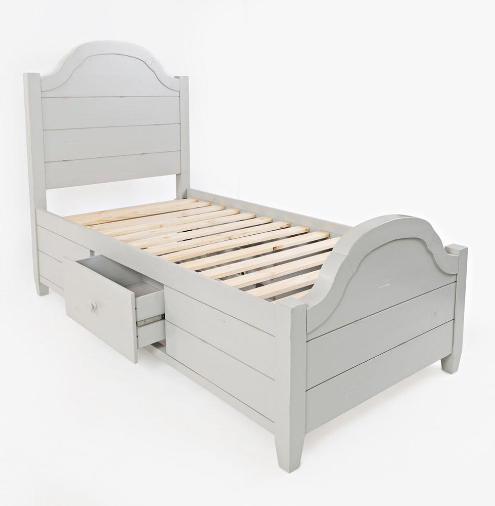 Jofran Chesapeake Dove Twin Storage Bed