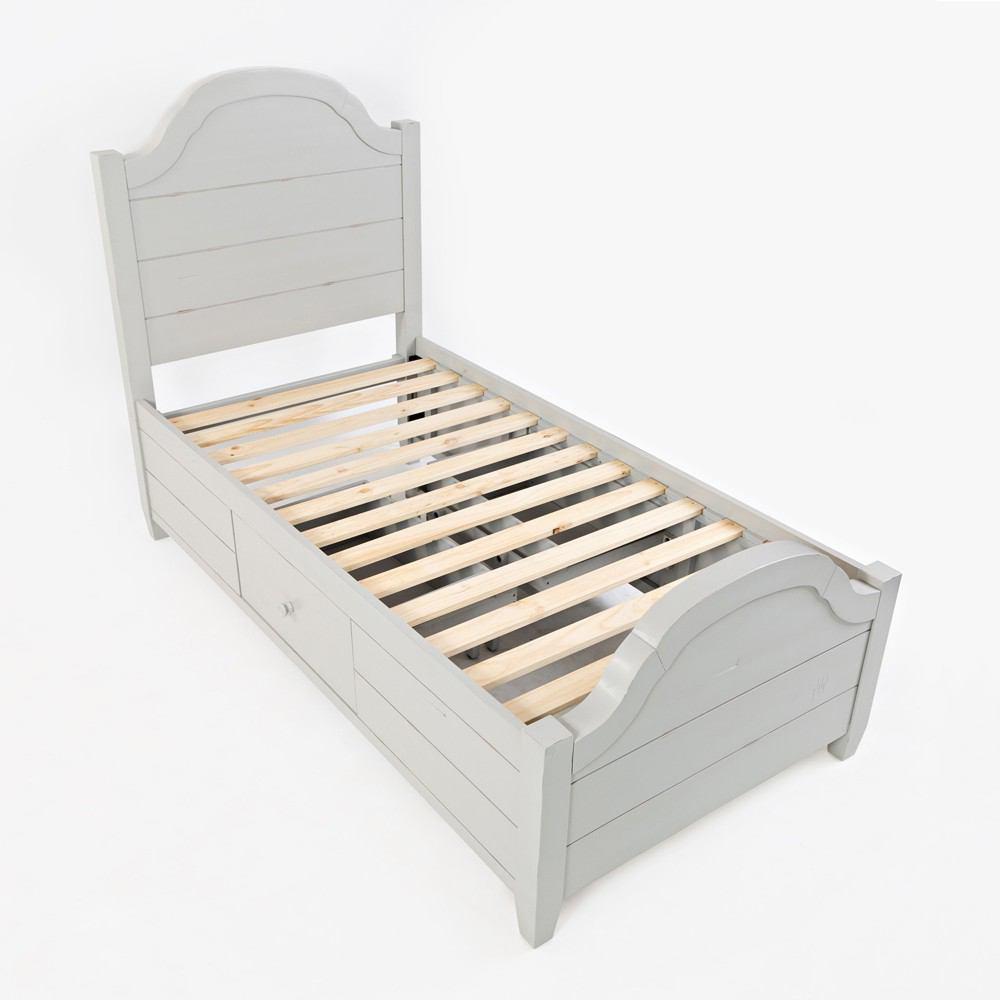 Jofran Chesapeake Dove Twin Storage Bed