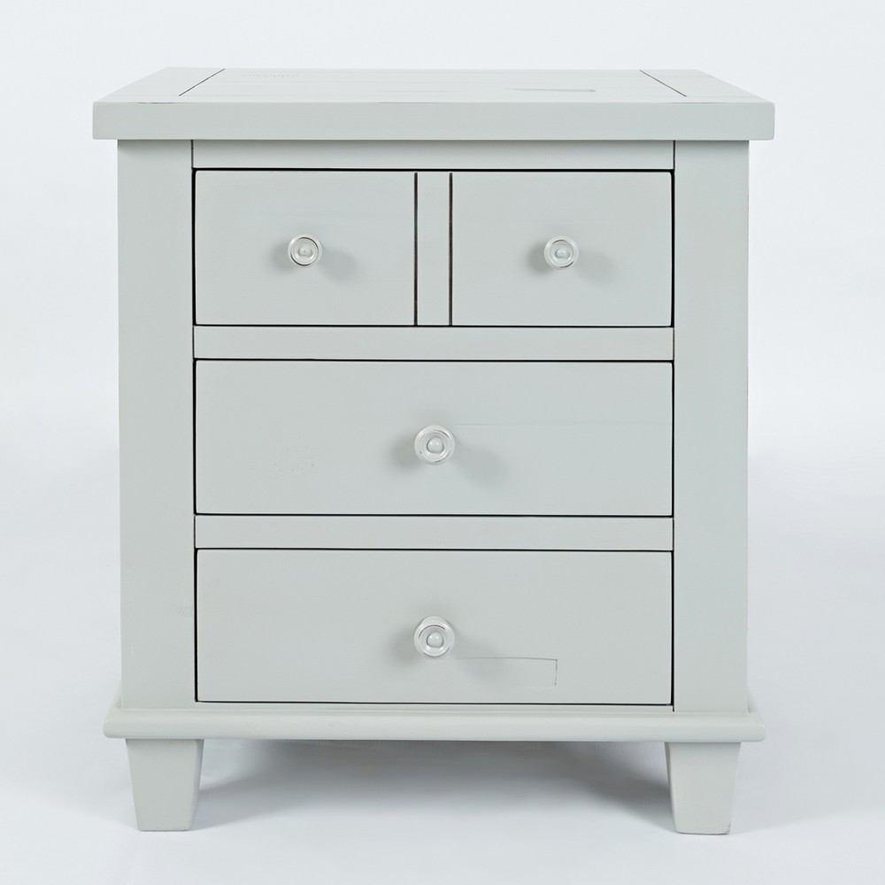 Jofran Chesapeake Dove Nightstand