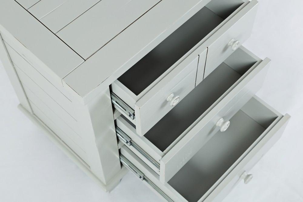 Jofran Chesapeake Dove Nightstand