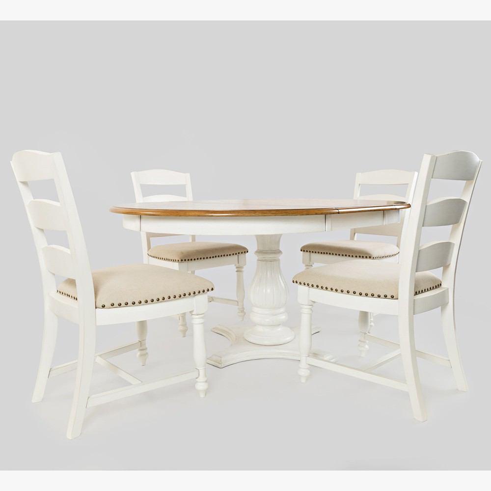 Jofran Castle Hill Round to Oval Dining Table