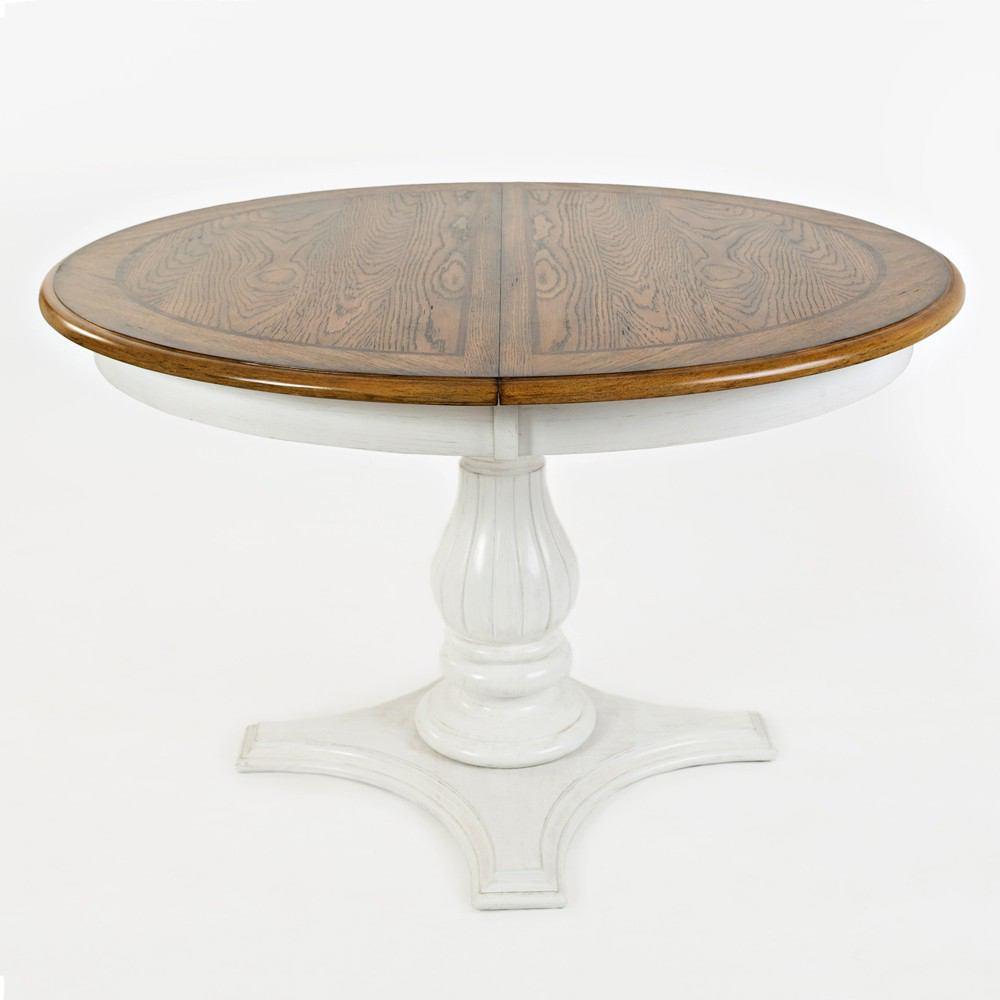 Jofran Castle Hill Round to Oval Dining Table