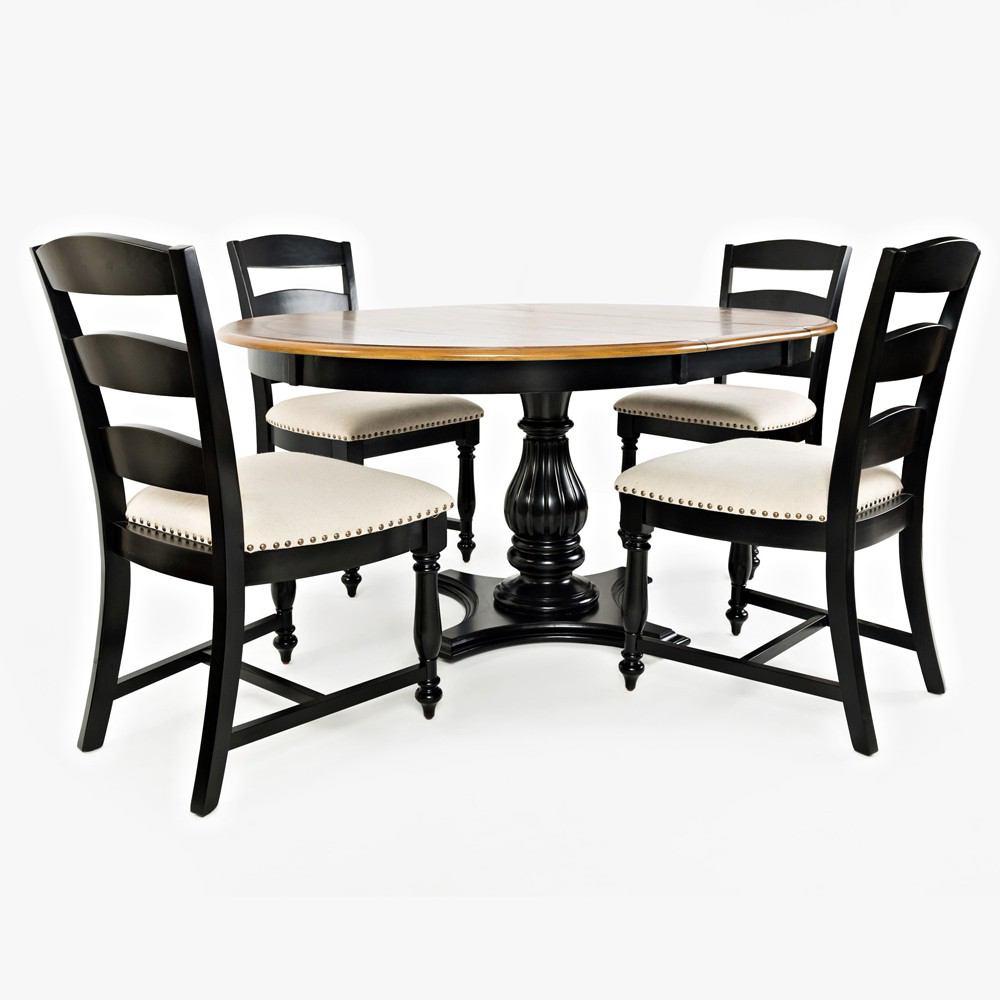 Jofran Castle Hill Round to Oval Dining Table