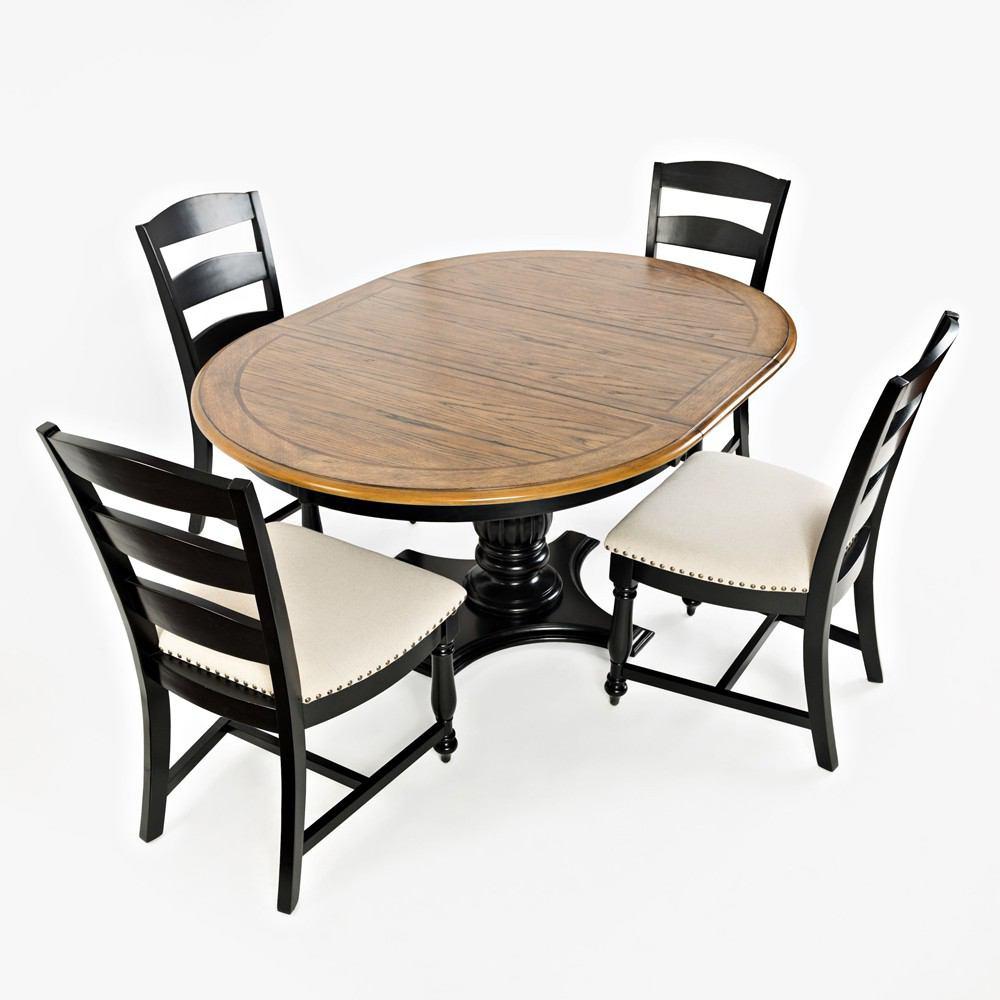 Jofran Castle Hill Round to Oval Dining Table