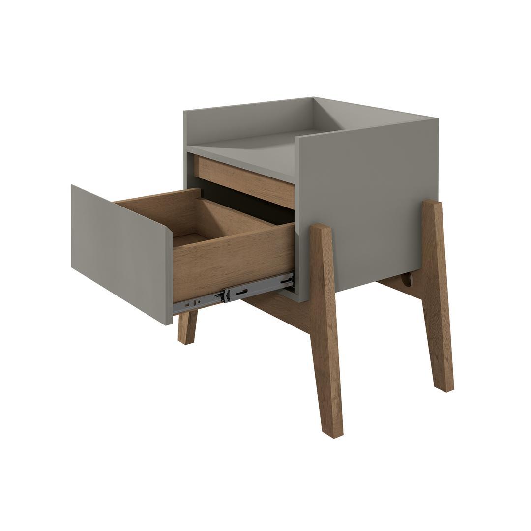 Manhattan Comfort Essence 1-Full Extension Drawer Nightstand