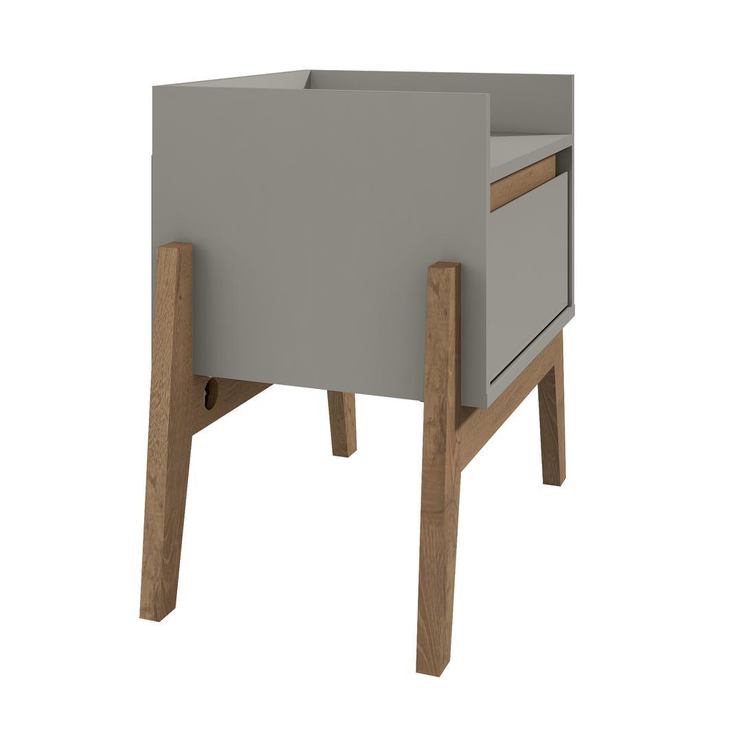 Manhattan Comfort Essence 1-Full Extension Drawer Nightstand
