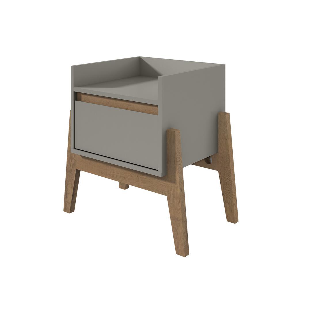Manhattan Comfort Essence 1-Full Extension Drawer Nightstand