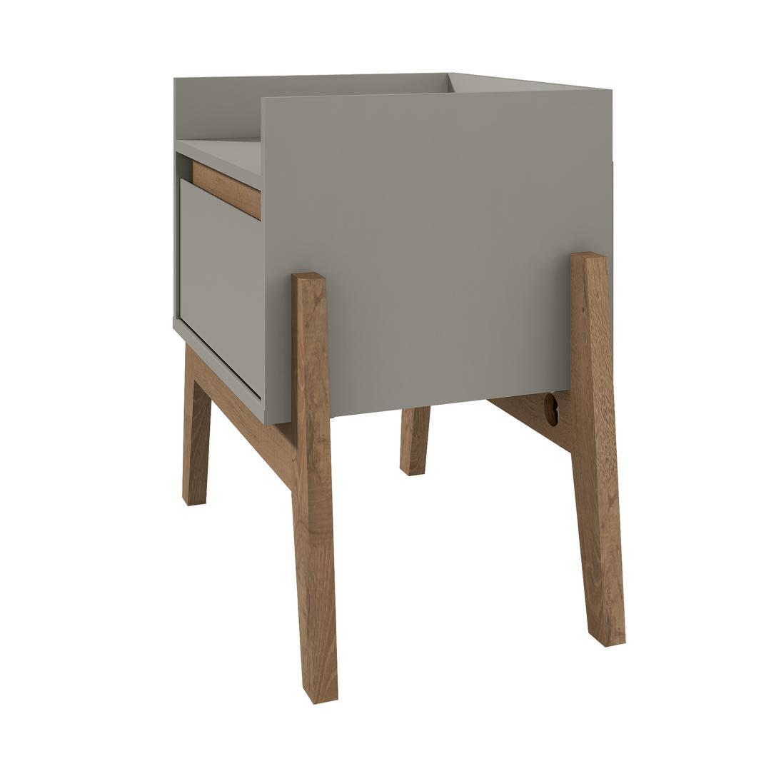 Manhattan Comfort Essence 1-Full Extension Drawer Nightstand