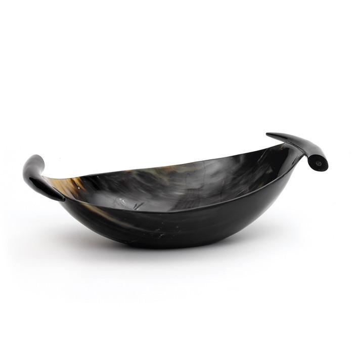 Horn Bowl With Handles by GO Home