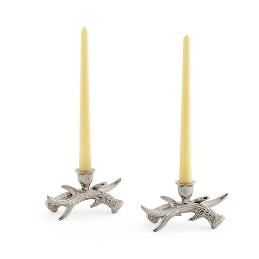 Pair Of Stag Candleholders - Set Of 2 by GO Home