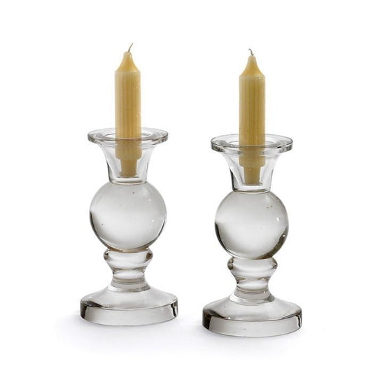 Pair Of Spherical Candleholders by GO Home