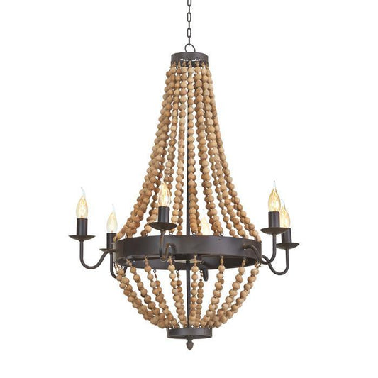 Bead Chandelier by GO Home