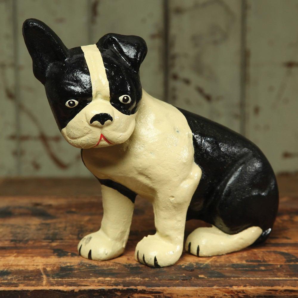 HomArt Lonnie the Boston Terrier Doorstop - Cast Iron - Feature Image