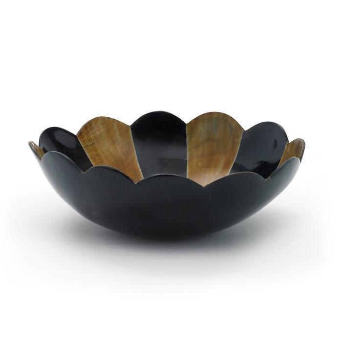 Scalloped Edge Horn Bowl by GO Home