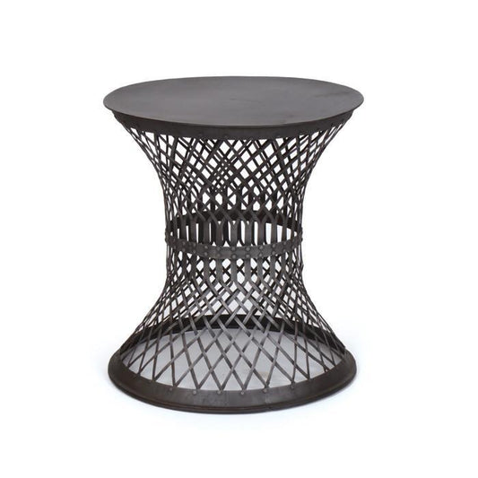 Iron Lattice Side Table by GO Home
