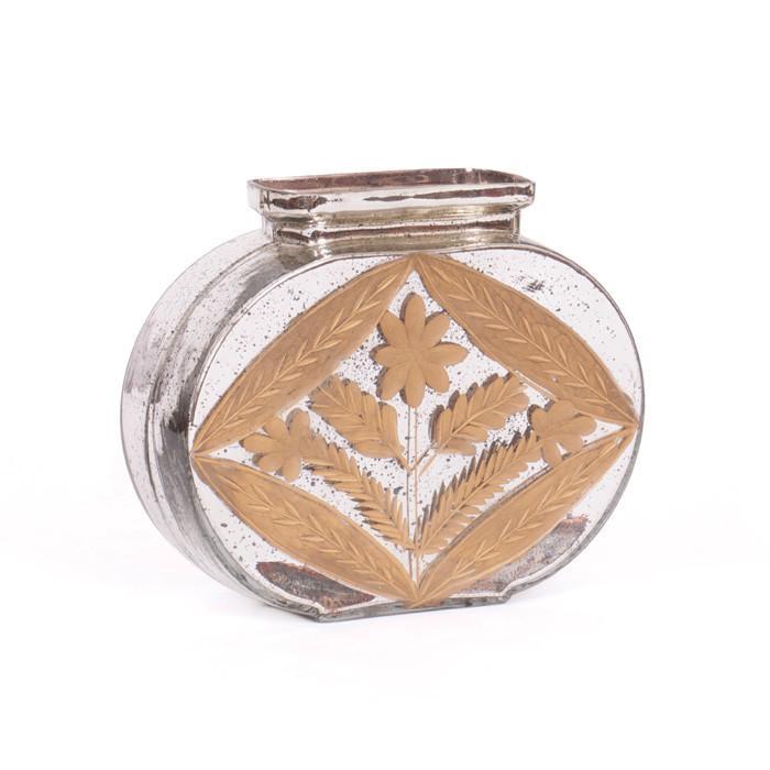 Matilda Antique Gold Merc Vase by GO Home