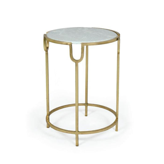 Darling Iron Marble Top Table by GO Home