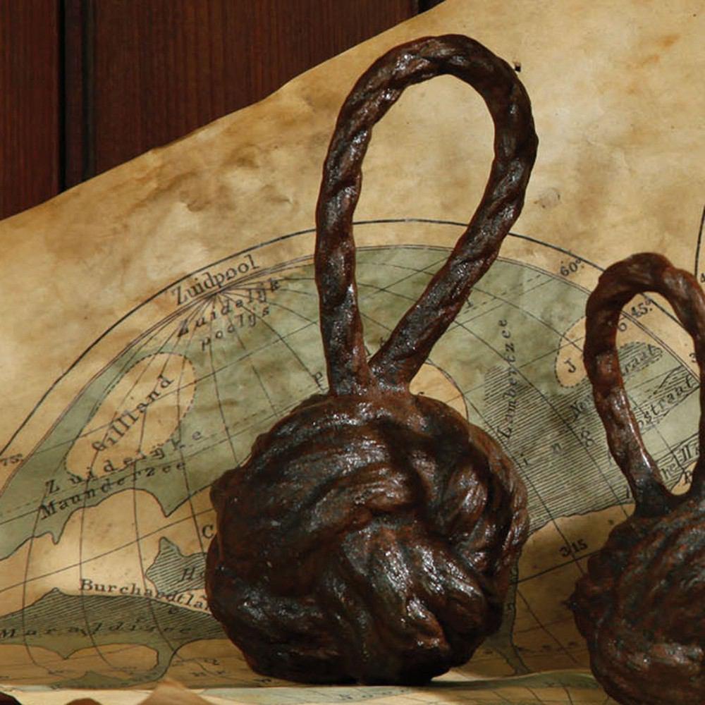 HomArt Rope Monkey Fist - Cast Iron